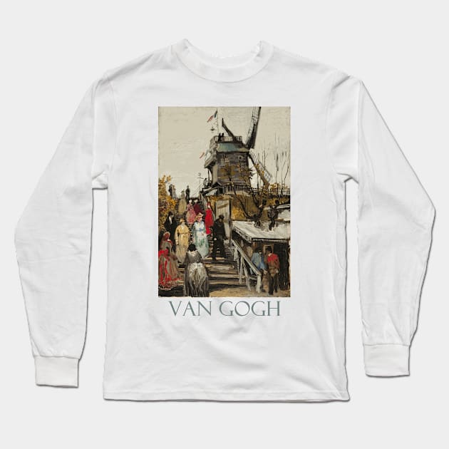 Moulin de Blute Fin by Vincent van Gogh Long Sleeve T-Shirt by Naves